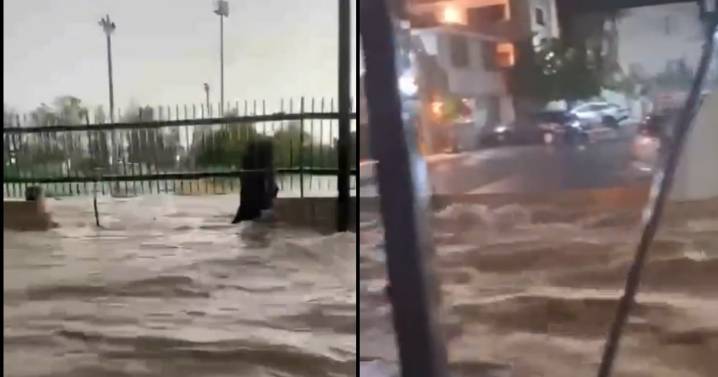 Baja California Sur queda ‘bajo el agua’... a 2 días de que el huracán ‘Lorena’ toque tierra (Videos)