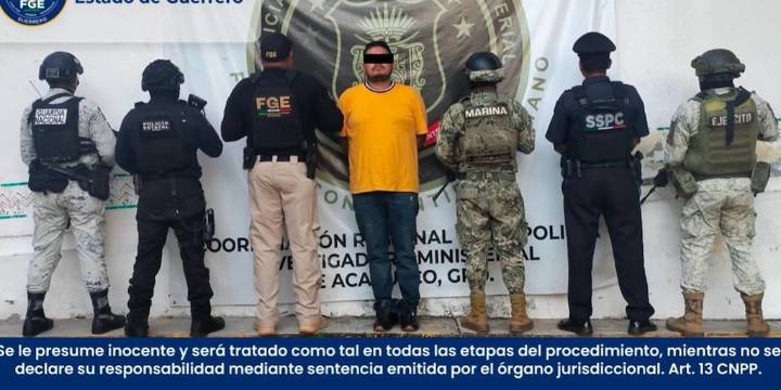 Detienen y procesan a “El Oso”, presunto líder del Cártel Independiente de Acapulco