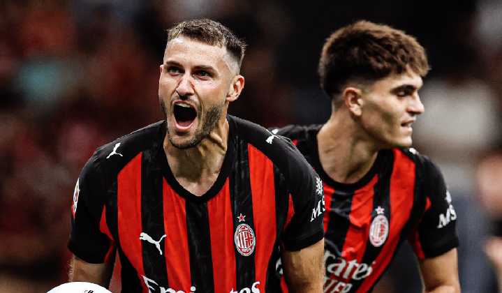 “Encontrar el gol siempre es agradable”: Auxiliar del Milan tras la anotación de Santi Giménez