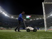 River y otra dificultad en busca de la hazaña en Brasil: el césped artificial del Allianz Parque, la casa del Palmeiras