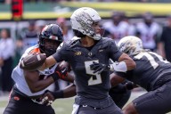 Dante Moore leads Oregon to 41-7 win over Oregon State in 2025 rivalry game