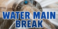 Water main break causes water shut off on Henderson strip