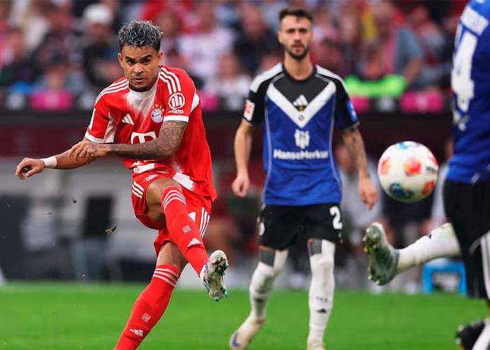 El selecto grupo al que entró Lucho Díaz con el Bayern Múnich