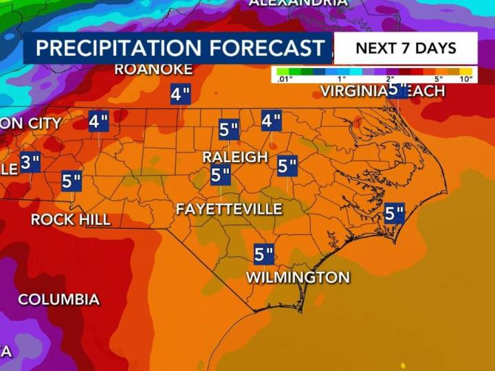Tracking rain: Cold front brings Friday showers and storms, low