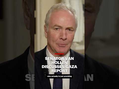 Senator Van Hollen discusses Gaza report