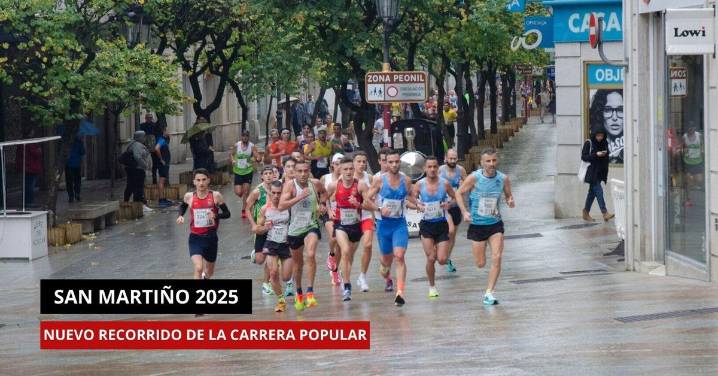 Este es el recorrido de la carrera San Martiño 2025