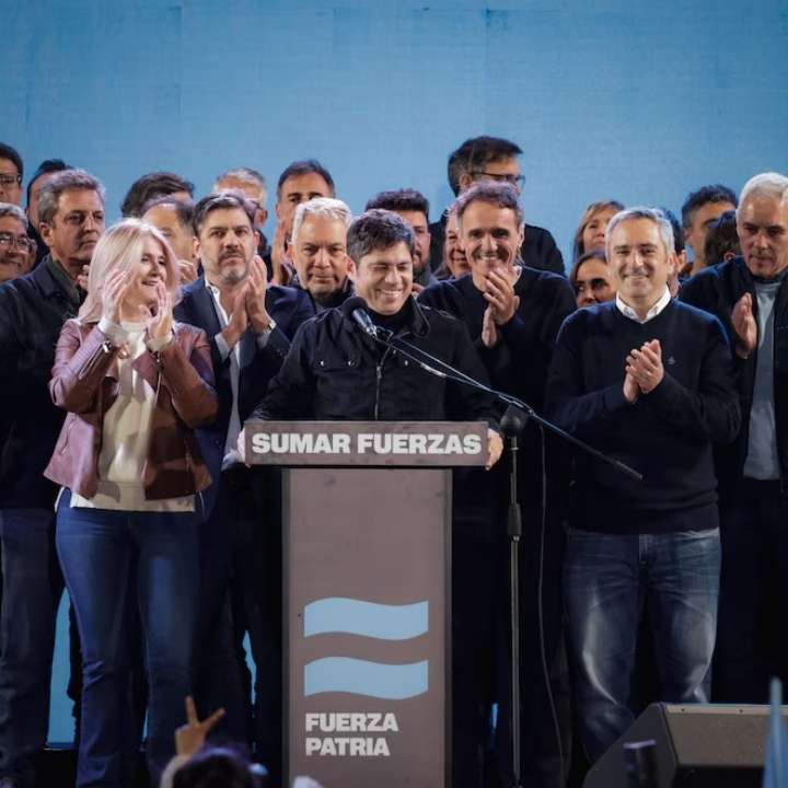 Kicillof capitalizó la victoria bonaerense, se mostró como el líder del peronismo y dio un mensaje nacional