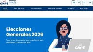 ONPE habilita portal informativo sobre las Elecciones Generales 2026