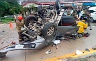 Mueren 5 personas tras accidente en Cancún, entre ellas dos menores de edad