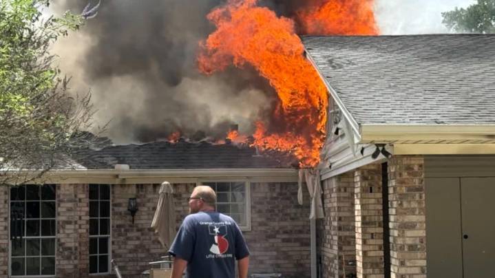 Pinehurst family unharmed but loses home in devastating fire