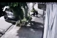 CIUDAD! Otro violento arrebato callejero cerca del nuevo shopping (IMÁGENES)