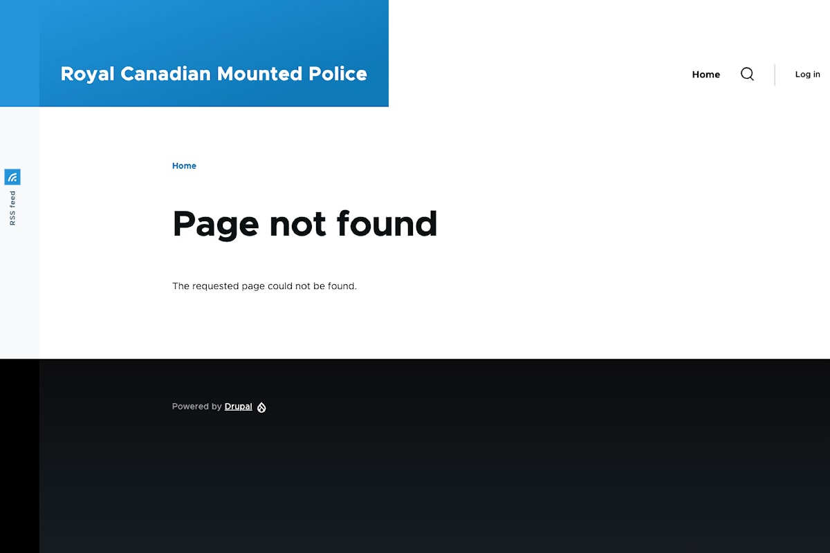Update: RCMP website back online after facing technical issues