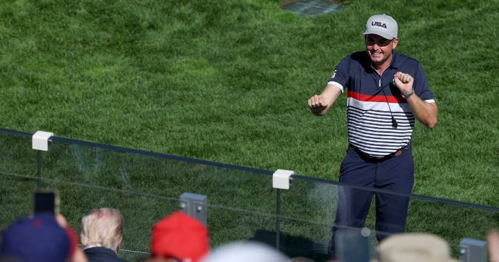 Ryder Cup USA stars give royal treatment to Trump after disastrous start