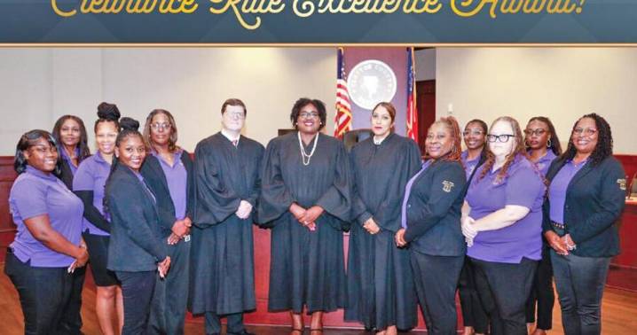 Clayton County Magistrate Court receives Clearance Rate Excellence Award