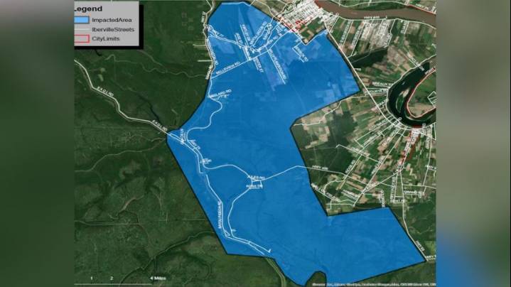 Boil water advisory issued for parts of Plaquemine