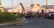 Baltimore firefighters battle 3-alarm fire in commercial laundry building