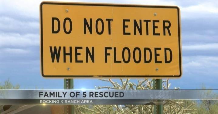 Flash flood rescue east of Tucson highlights safety risks