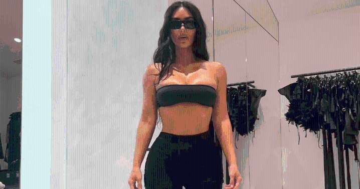 Kim Kardashian in SKIMS' New Clothing Has Fans Asking 'Yeezy?'