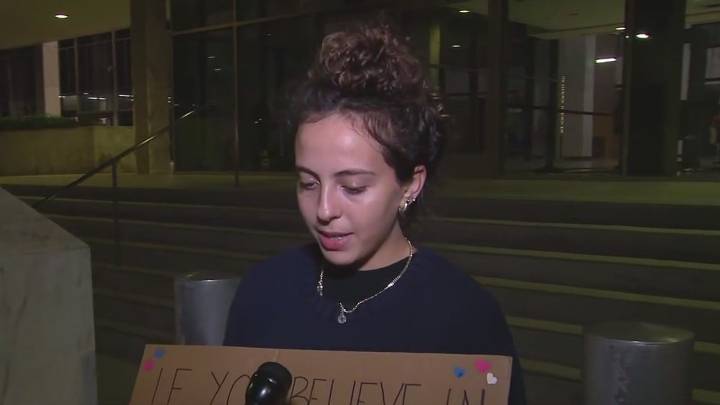 Teen at Charlie Kirk vigil calls him role model, “Man of God”