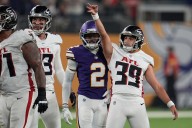 Kicker Patriots waived has flawless debut with Falcons