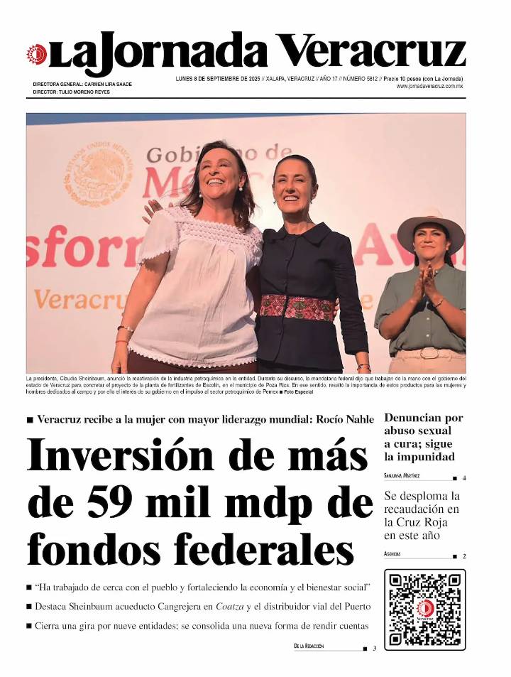 Portada del 8 de septiembre de 2025
