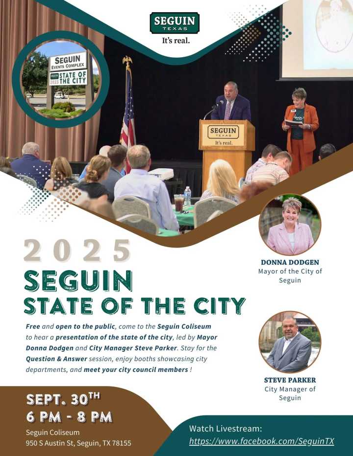 Mark your calendars: City of Seguin invites community to State of the City event
