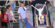 Charlize Theron Seen At Disneyland With Her Daughter: Photos