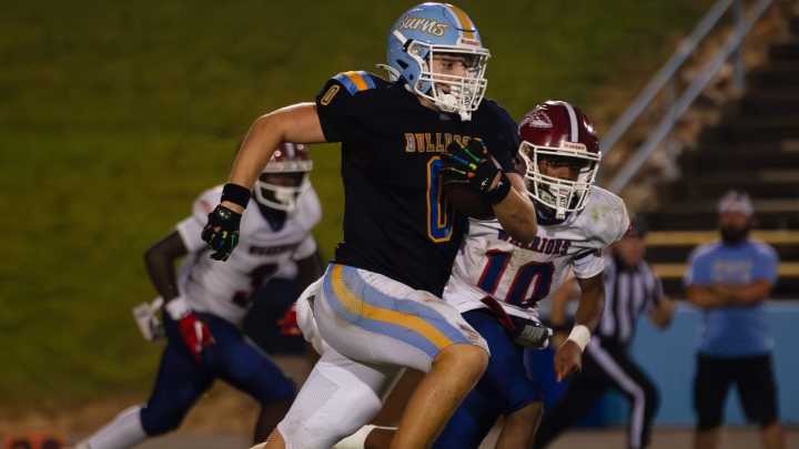 NCHSAA football: 'Mad Max' Davis a steady hand for young Burns team