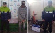 Tenía pedido de captura y andaba en una moto robada en Kilómetro 5: fue detenido