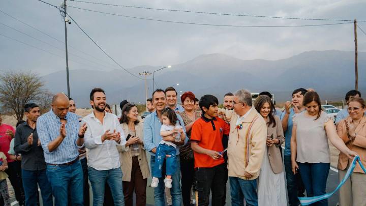Plan de Asfaltado Provincial: se inauguró la nueva pavimentación en el ingreso a Siján