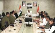 LG Kavinder Gupta Reviews Law & Order Situation In Leh