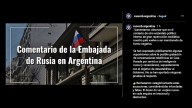 La Embajada de Rusia dijo que son falsas las acusaciones por los audios de Karina Milei