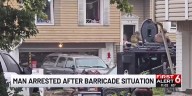 Man arrested after barricade situation