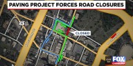 Paving project forces road closures in Greenville