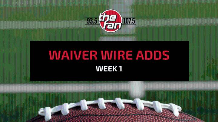 Top 5 Fantasy Football Waiver Wire Adds: Week 1