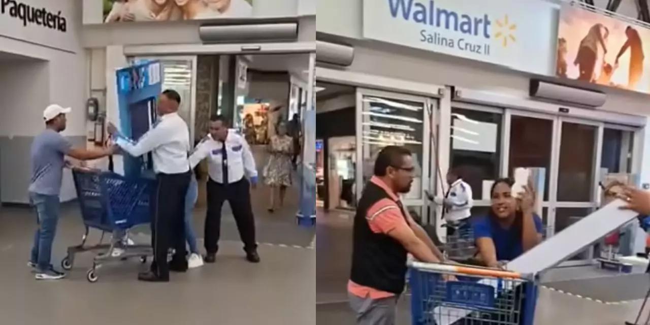 Paga tv de 50’ mal etiquetada y la detienen el Walmart de Salina Cruz