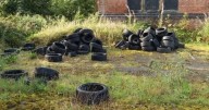 Careless fly-tipper dumped heaps of tyres after being 'offered £300'