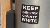 'We don't stand for this' | Racist stickers placed on Noblesville light poles