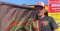 'Yellow Caravan Man' returns to busy East Midlands junction weeks after he was removed