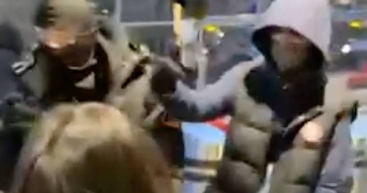 Dad watches in horror as a masked thugs surround his wife over FaceTime