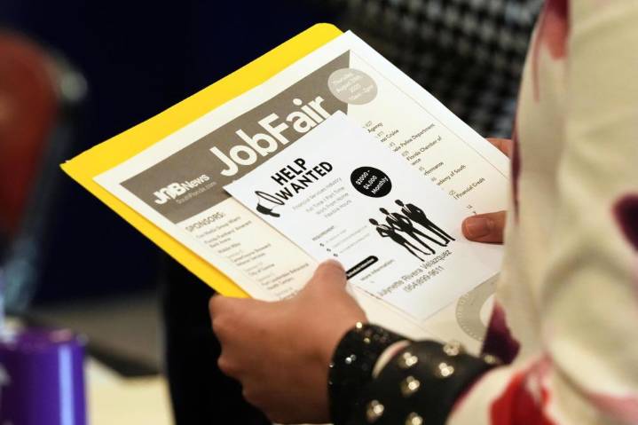 The number of Americans filing for jobless benefits last week hits 263,000, most in nearly 4 years