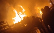 Incendio afecta a varias viviendas en el sector de Forestal Alto en Viña del Mar