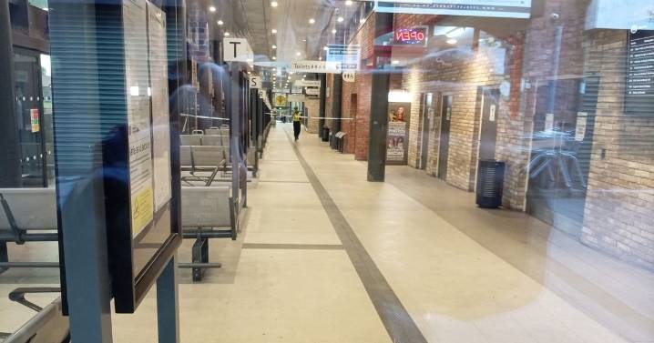 Horror as two seriously injured in bus station stabbing and cordon put in place
