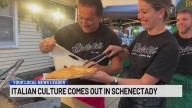 Celebrations at the Italian street fest in Schenectady