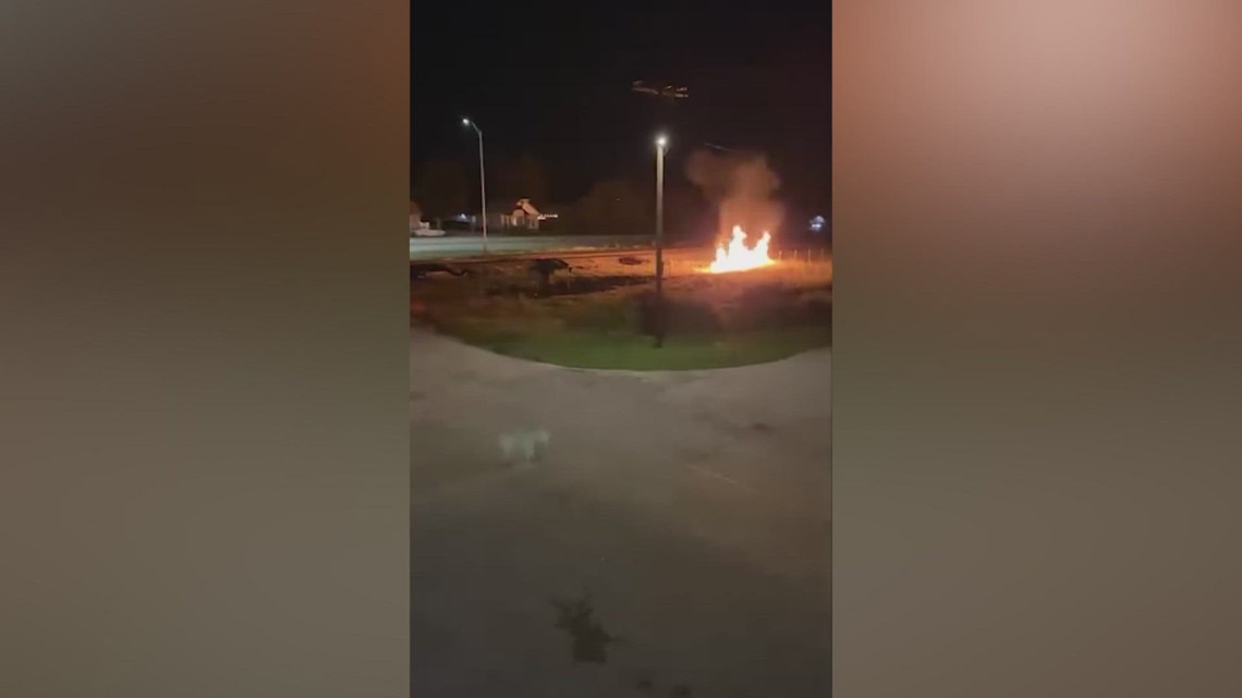 Help Medina County find suspect setting fire near school