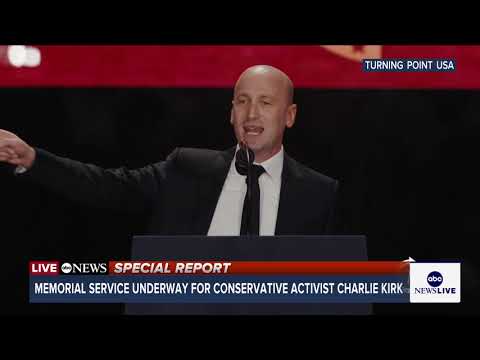 Stephen Miller delivers heated remarks at Charlie Kirk's memorial service: 'We are the storm'