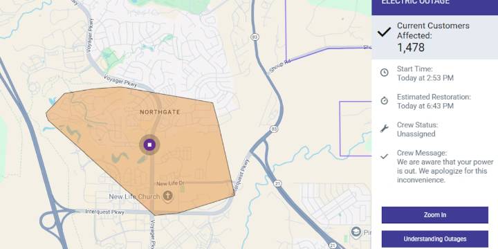 Colorado Springs Utilities works to restore power in Northgate area