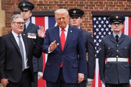 After the royal pomp, Trump's state visit turns to politics and a meeting with Starmer