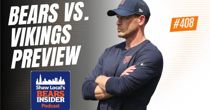 Bears Insider Podcast Episode 408: Bears vs. Vikings season opener preview