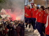 Afición cobija a Chivas con serenata previo al Clásico